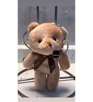 Sevimli Ayıcık Peluş Oyuncak Anahtarlık Uyku Arkadaşı Hediyelik 12 CM (Çok Renkli)