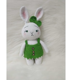 Tavşan Nana Amigurumi Organik Oyuncak