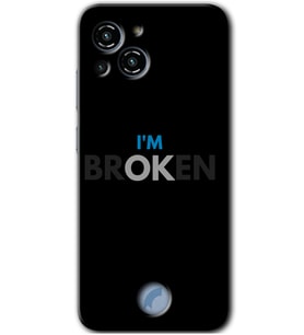 Reeder S23 Pro Max Kılıf HD Desen Baskılı Arka Kapak - Im Broken