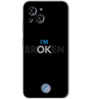 Reeder S23 Pro Max Kılıf HD Desen Baskılı Arka Kapak - Im Broken