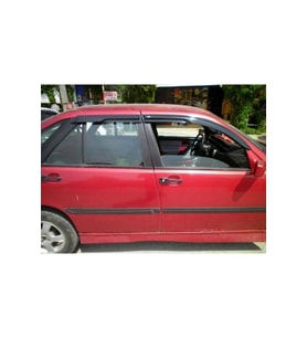 Fiat Tipo Tempra Cam Rüzgarlığı 4 lü Set Ön Arka (Siyah)