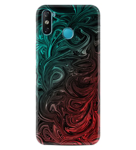 Infinix Smart 4 Kılıf Resimli Desenli Silikon Platinium Series Curl 1850