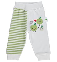 Nova Baby Yeşil Ema Kokulu Ribanalı 1-9 Ay Tek Alt Bebe - Ekru