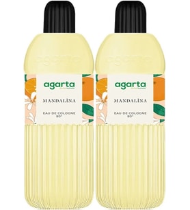 Agarta Kolonya 400 ML Mandalina 80 Derece Pet Şişe (2 Li Set)