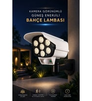 Bahçe Aydınlatması Hareket Sensörlü Led Aydınlatma Kamera tasarımlı