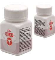 Cy-Relief: 2 Adet Amerikan Kızılcığı Ebegümeci Adaçayı C Vitamini Esktarlarıyla Erkeğe Özel Destekleme