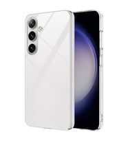 Coverzone Galaxy S24 ile uyumlu K?l?f Z-Droga Kapak ?effaf P�r�zs�z Y�zey Kamera �?k?nt?l? Koruma Galaxy S24 i�in ?effaf Sert K?l?f