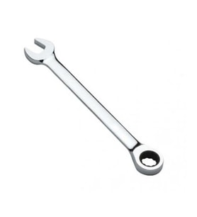 TROY 21717 Cırcırlı Kombine Anahtar, 17mm (Gri)