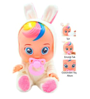 Toyx Ağlayan ve Konuşan Et Bebek Oyuncak 30 cm – Su İçen, 3+ Yaş (Mavi / Pembe / Beyaz)