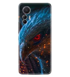 Xiaomi 12 Lite Kılıf Silikon Desen Özel Seri Şahin 1756