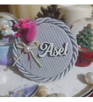 Söz-Nişan-Nikah-Kına-Bebek Hediyelik Hasır Magnet