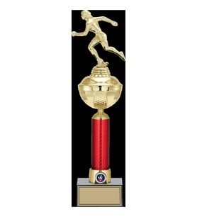ODAK KUPA - Figürlü Kupalar - Atletizm Kadın Figürlü Kupalar FG-053 A - 46 cm