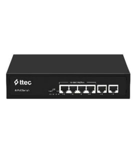 T.TEC 0665P 4PORT 10/100 BASE-T POE/POE+ PORT / 2PORT 10/100 BASE-T UPLİNK PORT 65W POE