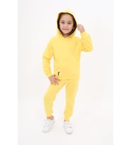 Toontoy Kız Çocuk Nakışlı Eşofman Takım (Kahverengi)