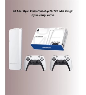M15 Retro Konsol – 20.000 Oyunlu, Çift Gamepadli, 4k Hdmı