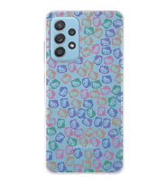 Samsung Galaxy A52 Uyumlu Kapak Hello Kitty Tasarımlı Şeffaf Silikon Kılıf