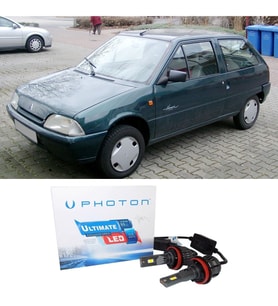 Citroen AX Led Xenon Uzun + Kısa Far Ampulü H4 Ultimate Yeni Seri Beyaz