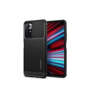 Spigen Redmi Note 11T 5G ile Uyumlu Kılıf Rugged Armor Matte Black (Siyah)