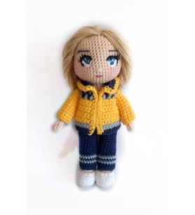 Acil Tıp Teknisyeni Amigurumi Organik Oyuncak