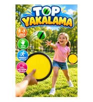 2 Kişilik Cırtlı Top Yakalama Oyunu – Yakalama Diskli Çocuk Aktivite Seti