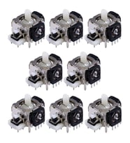 8 ADET XBOX 360 Analog Motor Joystick XBOX 360 Kol Tamiri İçin Yedek Parça (Gri)