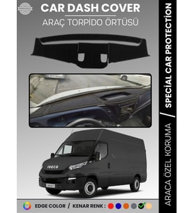 IVECO DAILY (2014-2019) Torpido Örtüsü Panel Torpido Koruma Araca Özel Tam Uyum Kaymaz Kolay Montaj