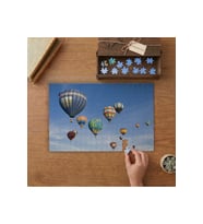 Sıcak Hava Balonu Festivali Tasarımı 240 parça Ahşap Puzzle Ahşap Kutuda MP11390