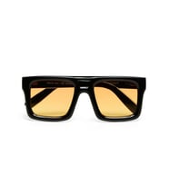 Okkia Club VULCANO Sarı Lens Güneş Gözlüğü Siyah OKL03BK-YE