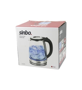 CAM KETTLE SU ISITICISI 1.8LT GİZLİ REZİDANS 360° DÖNEBİLME ÖZELLİK 1850-2200W SK-8029 (5343)