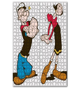 Cakapuzzle Temel Reis Ve Safinaz Kalbi Puzzle Yapboz MDF (Ahşap) (120 Parça)
