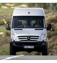 Mercedes Sprinter 2007-2016 Sağ Dikiz Aynası Üst Kapak A0008111122