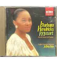 (Plak Değildir CD dir) CD Barbara Hendricks Mozart CD (Karışık)