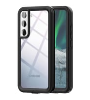 Microsonic Samsung Galaxy S22 Kılıf Waterproof 360 Full Body Protective Siyah