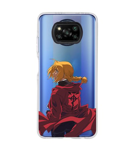 Poco X3 PRO / X3 NFC Uyumlu Edward Elric Tasarımlı Şeffaf Telefon Kılıfı
