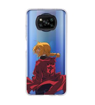 Poco X3 PRO / X3 NFC Uyumlu Edward Elric Tasarımlı Şeffaf Telefon Kılıfı