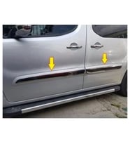 Citroen Berlingo Uyumlu Yan Kapı Çıtası 2008-2016 Paslanmaz Çelik Parça