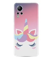 Infınix Note 12 Kılıf Silikon Desen Özel Seri Sweety Unicorn 1737
