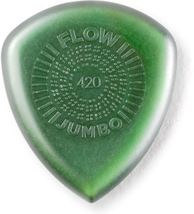 Médiators Jim Dunlop 4,2 Mm Flow Jumbo Grip 4,2 Mm Torba De 12