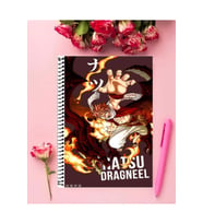Hatsu Dragneel Anime Defter 1 Adet Özel Tasarım A4 Boyutu 21*29 Cm Telli Çizgili defter