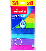 Colors Mikrofiber Bez, Çok renkli, 8 Parça