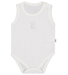 Civil Baby Ayıcık Baskılı 1-18 Ay Çıtçıtlı Badi - Pembe