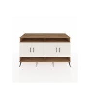 Kronos Konsol 6 Raflı 4 Kapaklı 176x59x99 Çam-Aytaşı/Çam