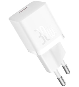 BASEUS GaN5 MİNİ 30W ADAPTÖR-BEYAZ