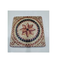 Doğal Taş Dekoratif Banyo Gider Kapağı Süsü 10x10 cm