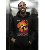 Devil Hunter Chainsaw Man Baskılı Unisex Oversize Anime Karakter Hoodie