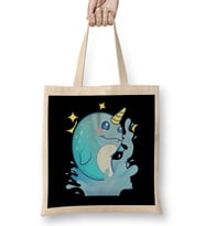 Adorable Narwhal The Unicorn Of The Sea Bez Çanta Uzun Saplı