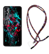 Tecno Spark 6 6 Go 8C 8 Pro 7 7 Pro Kılıf Boyun Asklı Rasta Silikon Down 1719