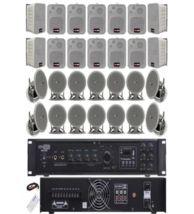 Lastvoice Double Paket-8 Anfili Duvar ve Tavan Hoparlör Seti