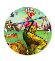 Cakatablo Harley Quinn Birds of Prey Duvar Saati