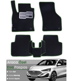 FORD FOCUS 5 (2024-2025) Uyumlu EVA Paspas Tam Set–Araca Özel,Su Geçirmez,Kolay Montaj